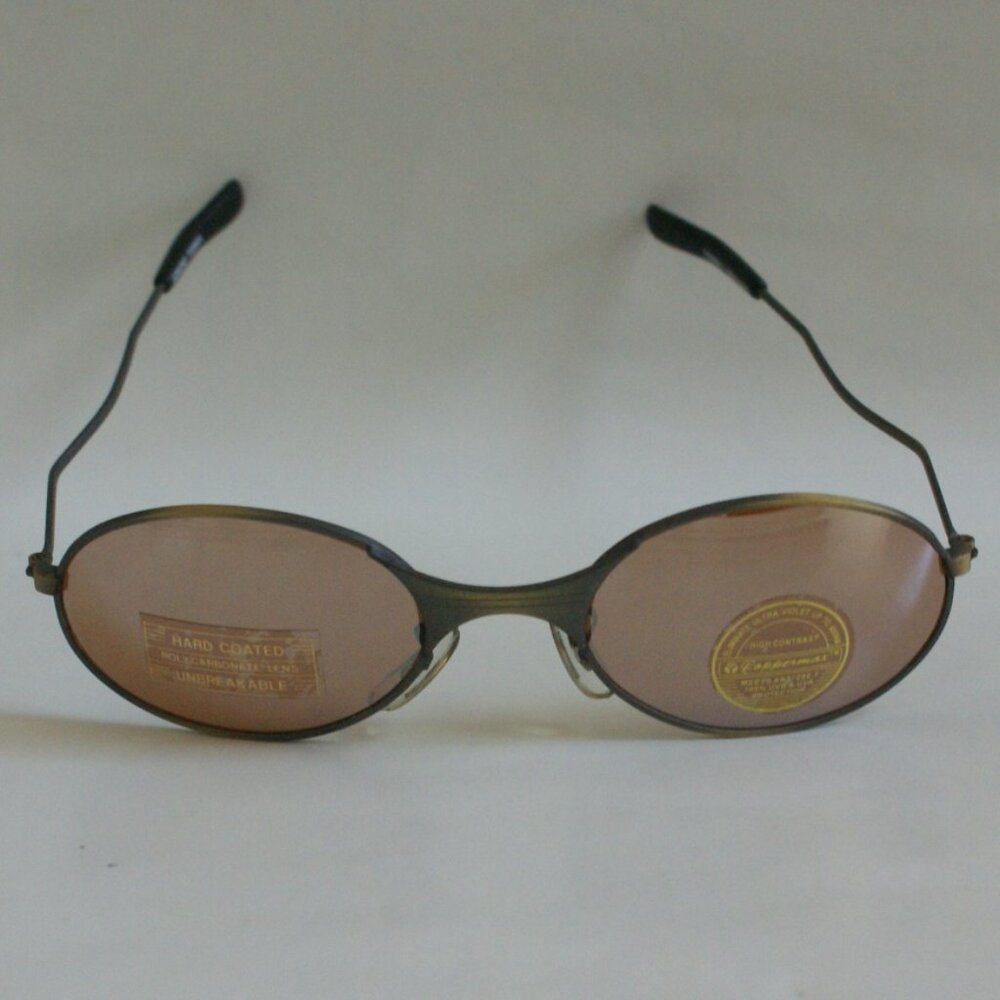 NWT True Vintage 90's Sports Wire Wrap around style coppermax lens tech sunglass